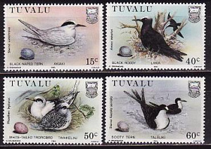 Тувалу, 1985, Птицы, 4 марки Тувалу, 1985, Птицы, 4 марки